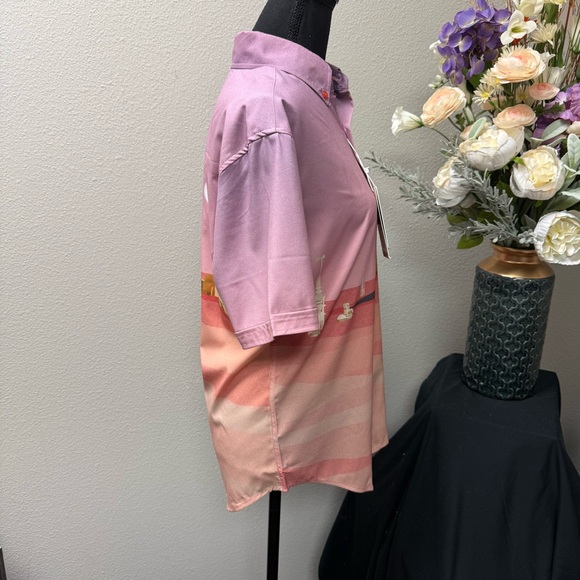 NWT RSVLTS Star Wars Tatooine Print Button-Up Shirt Small - Picture 4 of 9